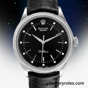 GF Rolex Cellini Men's m50609rbr-0007 Rolex Replica Calibre 2836/2813 15mm